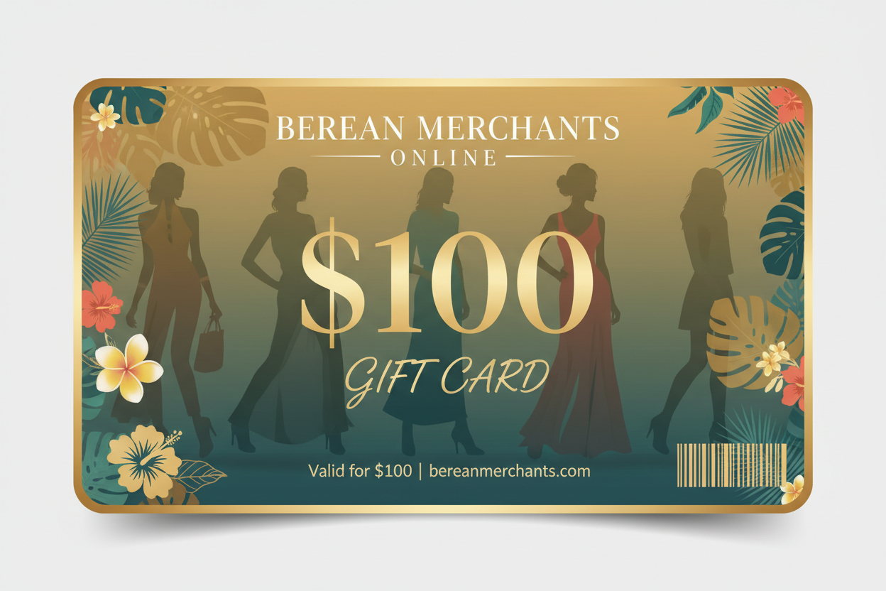 Berean Merchants Online Gift Card