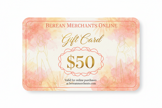 Berean Merchants Online Gift Card